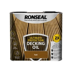 Ronseal Ultimate Protection Decking Oil Teak - 2.5L