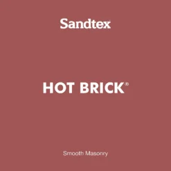 Sandtex Ultra Smooth Masonry Paint - Hot Brick - 150ml -Sandtex Shop 12804473 2064870269630594