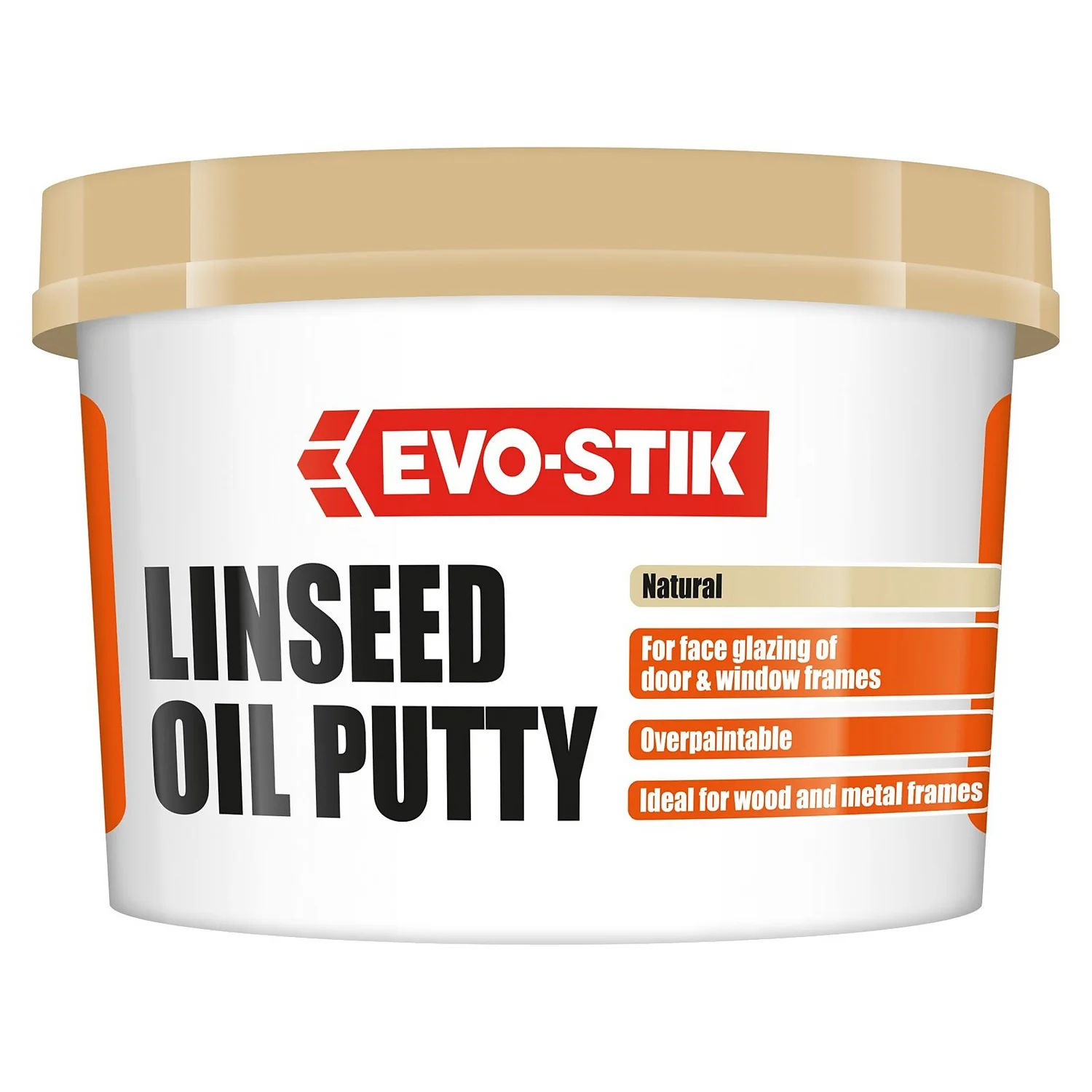 Evo-Stik Linseed Oil Putty Natural - 1kg Evo-Stik Linseed Oil Putty Natural - 1kg -Sandtex Shop 12804680 6234842775453857