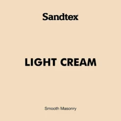 Sandtex Ultra Smooth Masonry Paint - Light Cream - 150ml -Sandtex Shop 12804747 7274870274572620