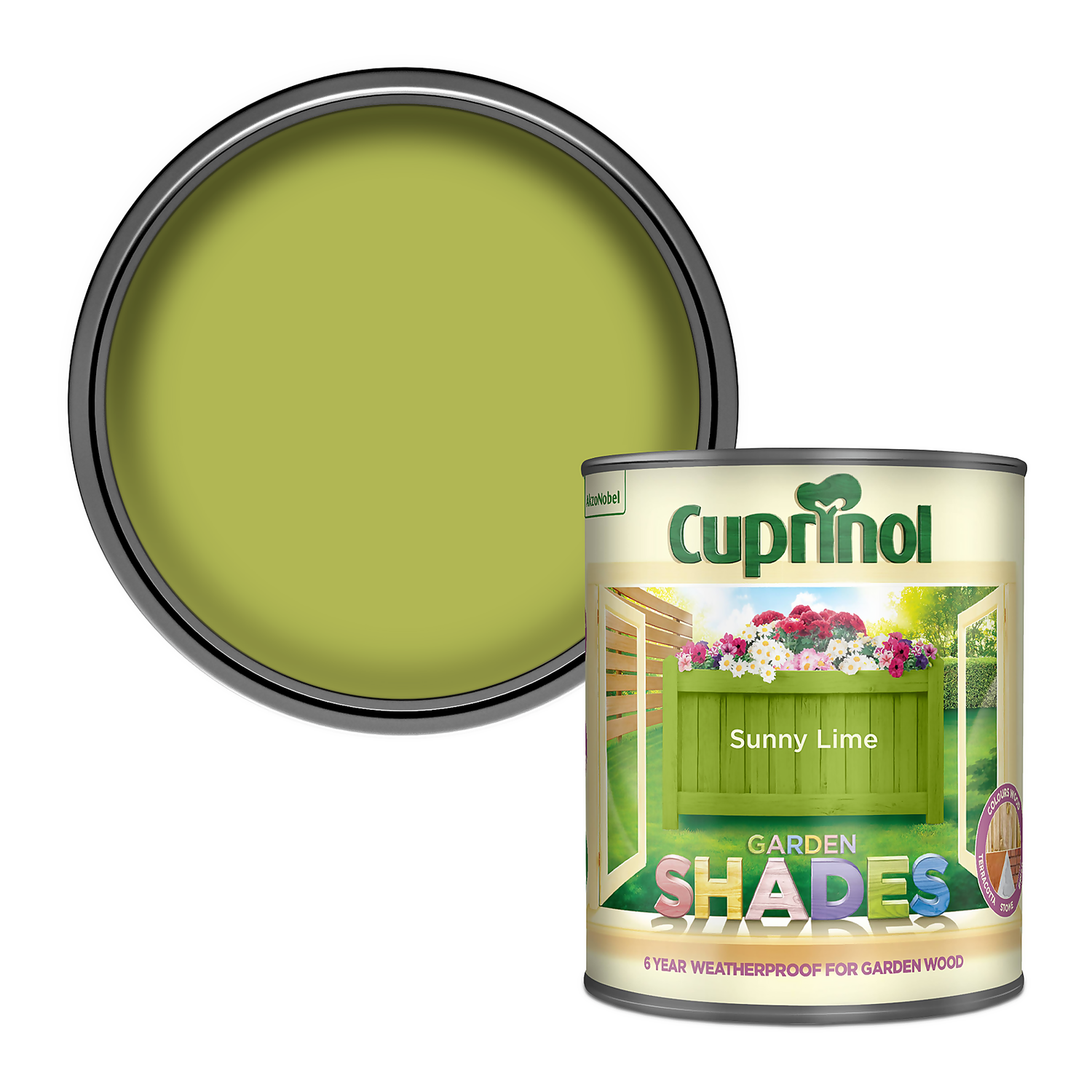 Cuprinol Garden Shades Sunny Lime - 1L Cuprinol Garden Shades Sunny Lime - 1L -Sandtex Shop 12804781 1474949840545233