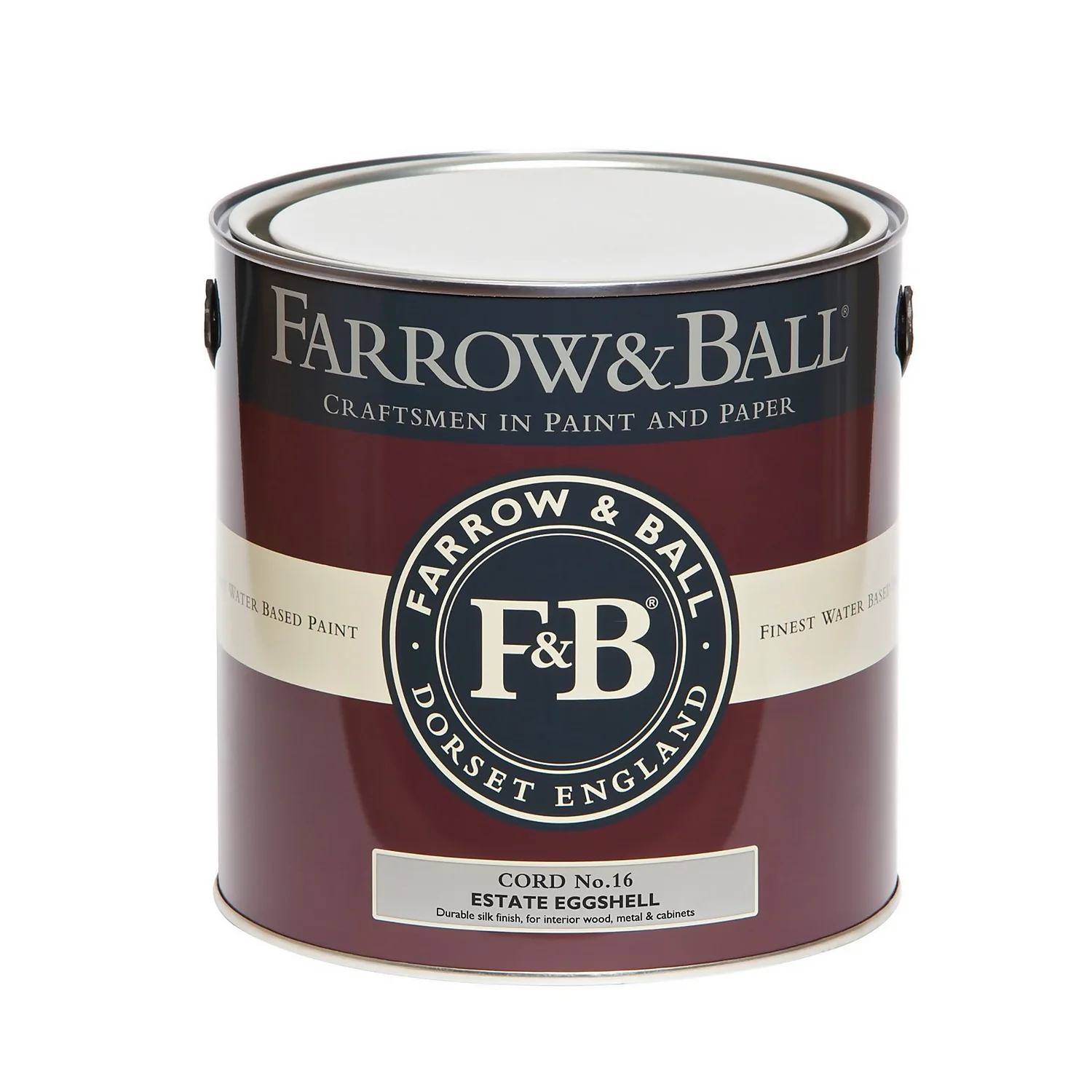 Farrow & Ball Estate Eggshell Cord - 2.5L Farrow & Ball Estate Eggshell Cord - 2.5L -Sandtex Shop 12804801 1674951334779758