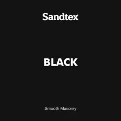 Sandtex® Ultra Smooth Masonry Paint Black - 1L -Sandtex Shop 12804807 1234870256257689