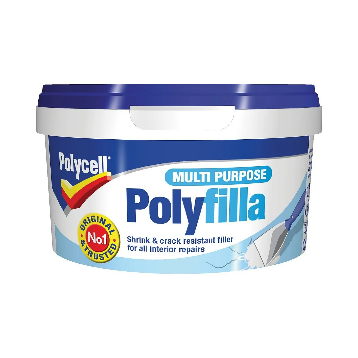 Polycell Multipurpose Polyfilla - 600g Polycell Multipurpose Polyfilla - 600g -Sandtex Shop 12804904 2134842796026363