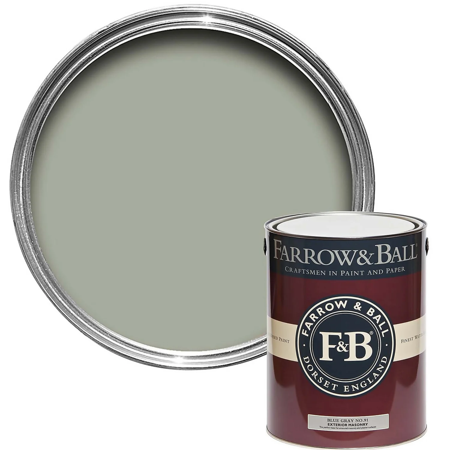 Farrow & Ball Exterior Masonry Paint Blue Gray - 5L Farrow & Ball Exterior Masonry Paint Blue Gray - 5L -Sandtex Shop 12805894 1204951869699459