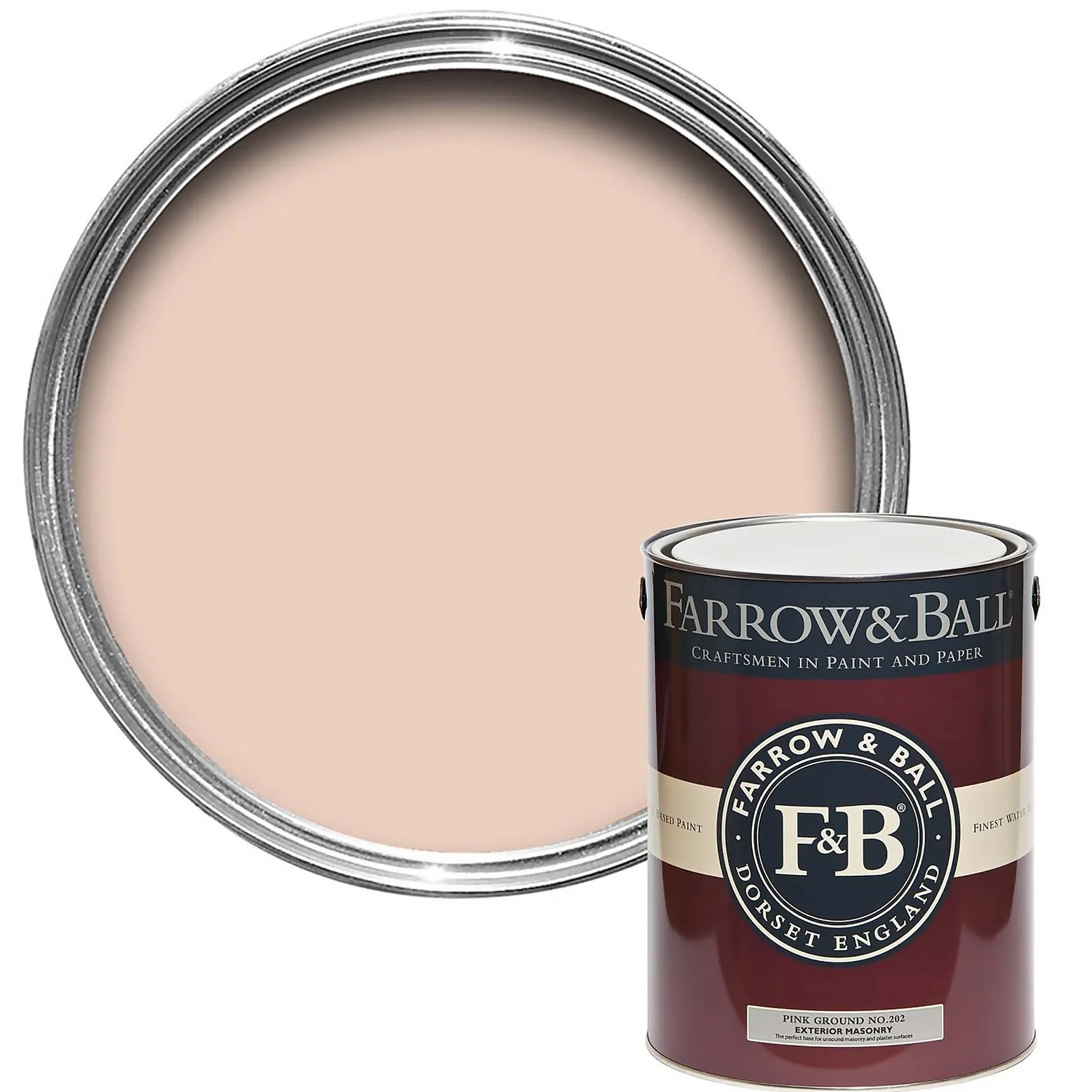 Farrow & Ball Exterior Masonry Paint Pink Ground - 5L Farrow & Ball Exterior Masonry Paint Pink Ground - 5L -Sandtex Shop 12806261 5784951869898416