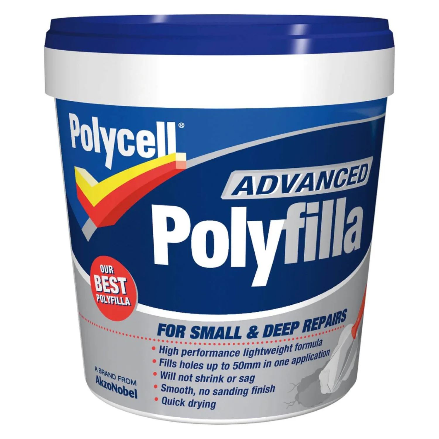 Polycell Advanced Polyfilla - 600ml Polycell Advanced Polyfilla - 600ml -Sandtex Shop 12806411 1284831961592429