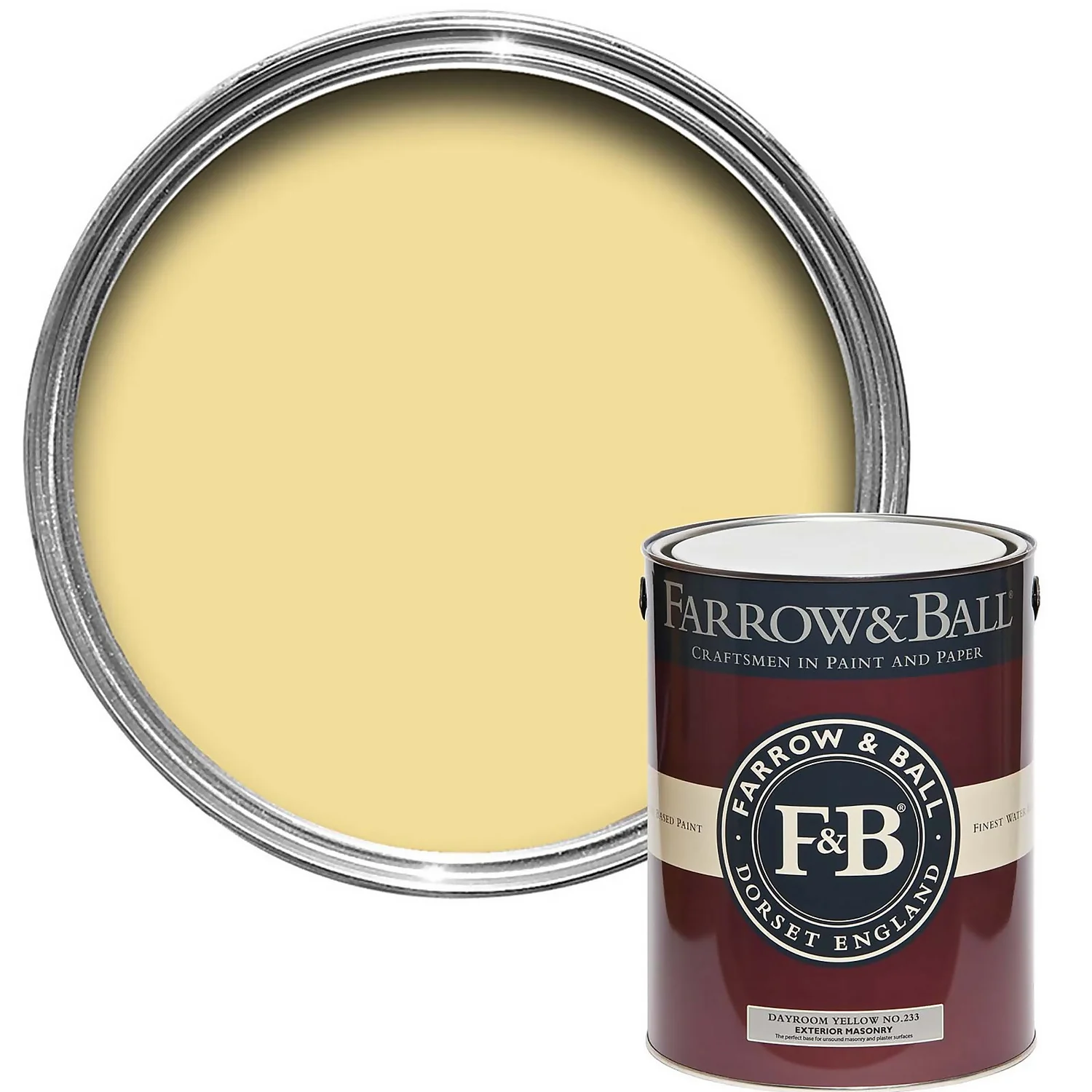 Farrow & Ball Exterior Masonry Dayroom Yellow - 5L Farrow & Ball Exterior Masonry Dayroom Yellow - 5L -Sandtex Shop 12806796 1394951872117270