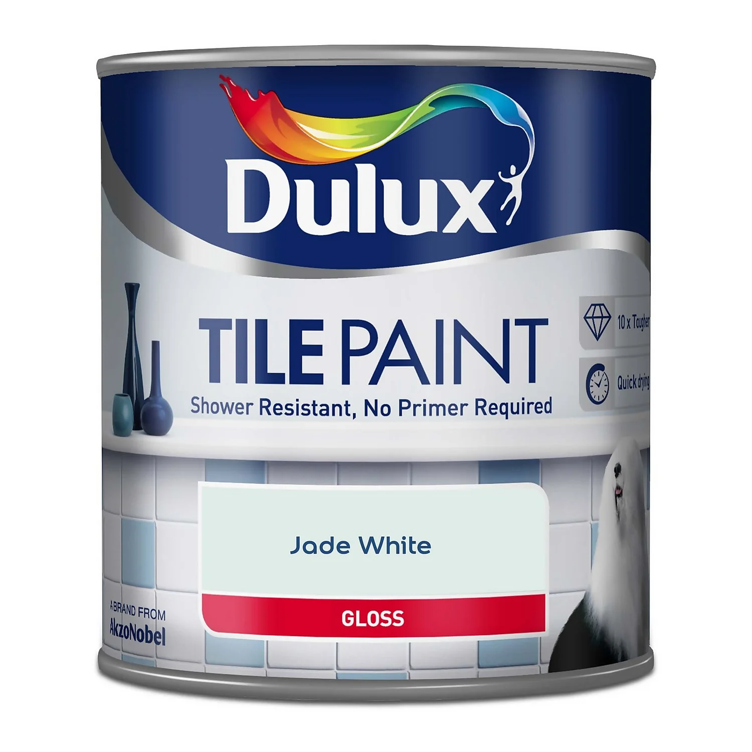 Dulux Jade White - Tile Paint - 600ml Dulux Jade White - Tile Paint - 600ml -Sandtex Shop 12806834 9964846181995836