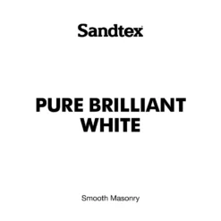 Sandtex® Ultra Smooth Masonry Paint Pure Brilliant White - 2.5L -Sandtex Shop 12806920 1594871498322033