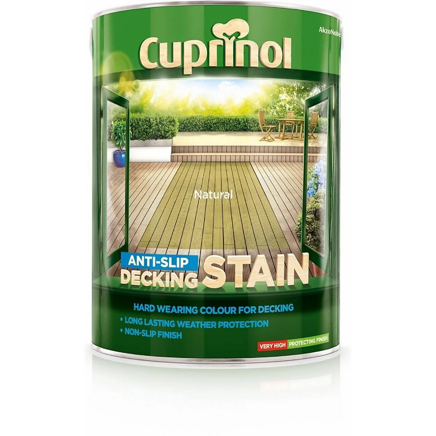 Cuprinol Anti-Slip Decking Stain - Natural - 5L Cuprinol Anti-Slip Decking Stain - Natural - 5L -Sandtex Shop 12807366 1414846157269629