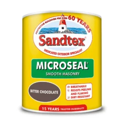 Sandtex® Ultra Smooth Masonry Paint Bitter Chocolate - 1L -Sandtex Shop 12807368 3614871561497143