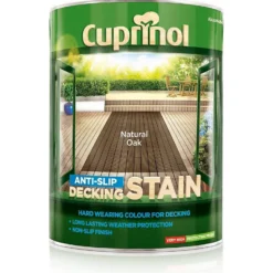 Cuprinol Anti-Slip Decking Stain - Natural Oak - 5L