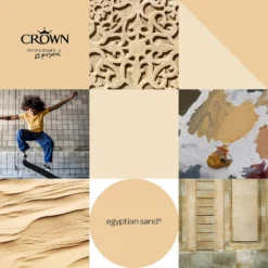 Crown Walls & Ceilings Matt Emulsion Paint Egyptian Sand - 5L 5 Crown Walls & Ceilings Matt Emulsion Paint Egyptian Sand - 5L -Sandtex Shop 12807742 5084969531675785