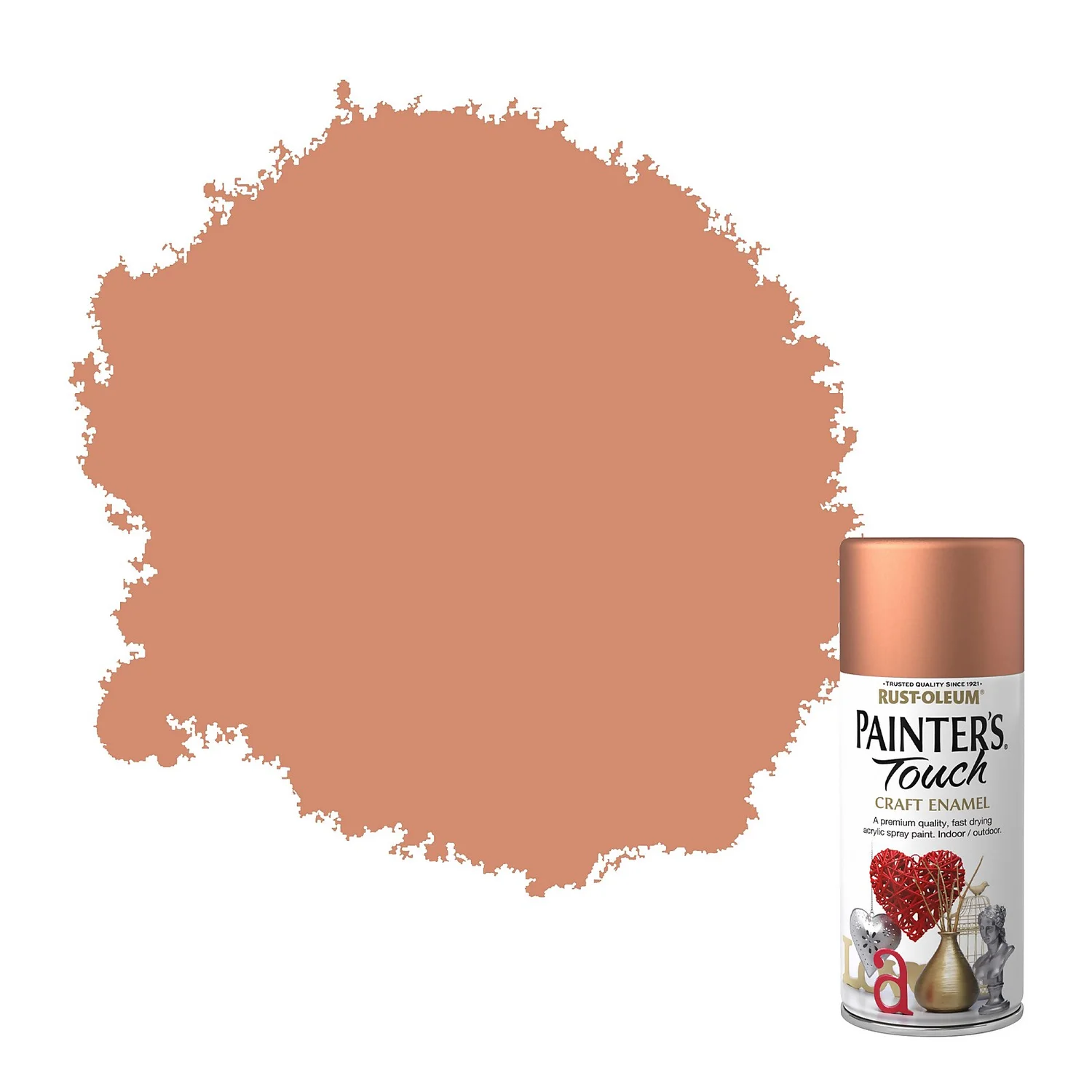 Rust-Oleum Painters Touch - Craft Enamel Spray Paint Copper Metallic - 150ml Rust-Oleum Painters Touch - Craft Enamel Spray Paint Copper Metallic - 150ml -Sandtex Shop 12808648 1324910935441776