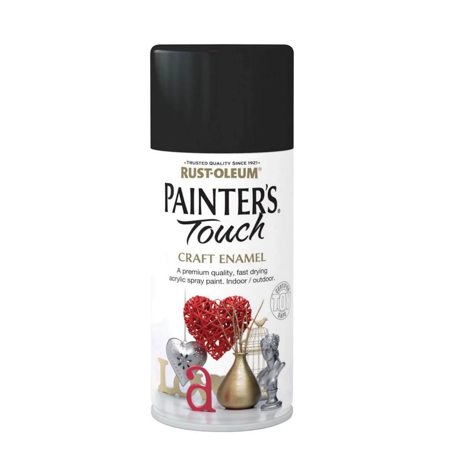 Rust-Oleum Painters Touch - Craft Enamel Spray Paint Black Matt - 150ml Rust-Oleum Painters Touch - Craft Enamel Spray Paint Black Matt - 150ml -Sandtex Shop 12808652 1804831965507648