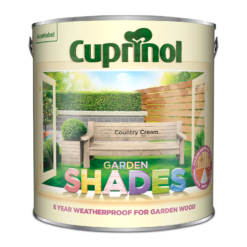 Cuprinol Garden Shades Country Cream - 2.5L -Sandtex Shop 12808695 1224949849694924