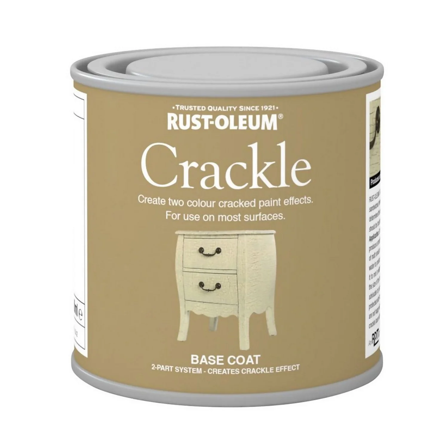 Rust-Oleum Crackle Basecoat - 250ml Rust-Oleum Crackle Basecoat - 250ml -Sandtex Shop 12809124 2534850283512232