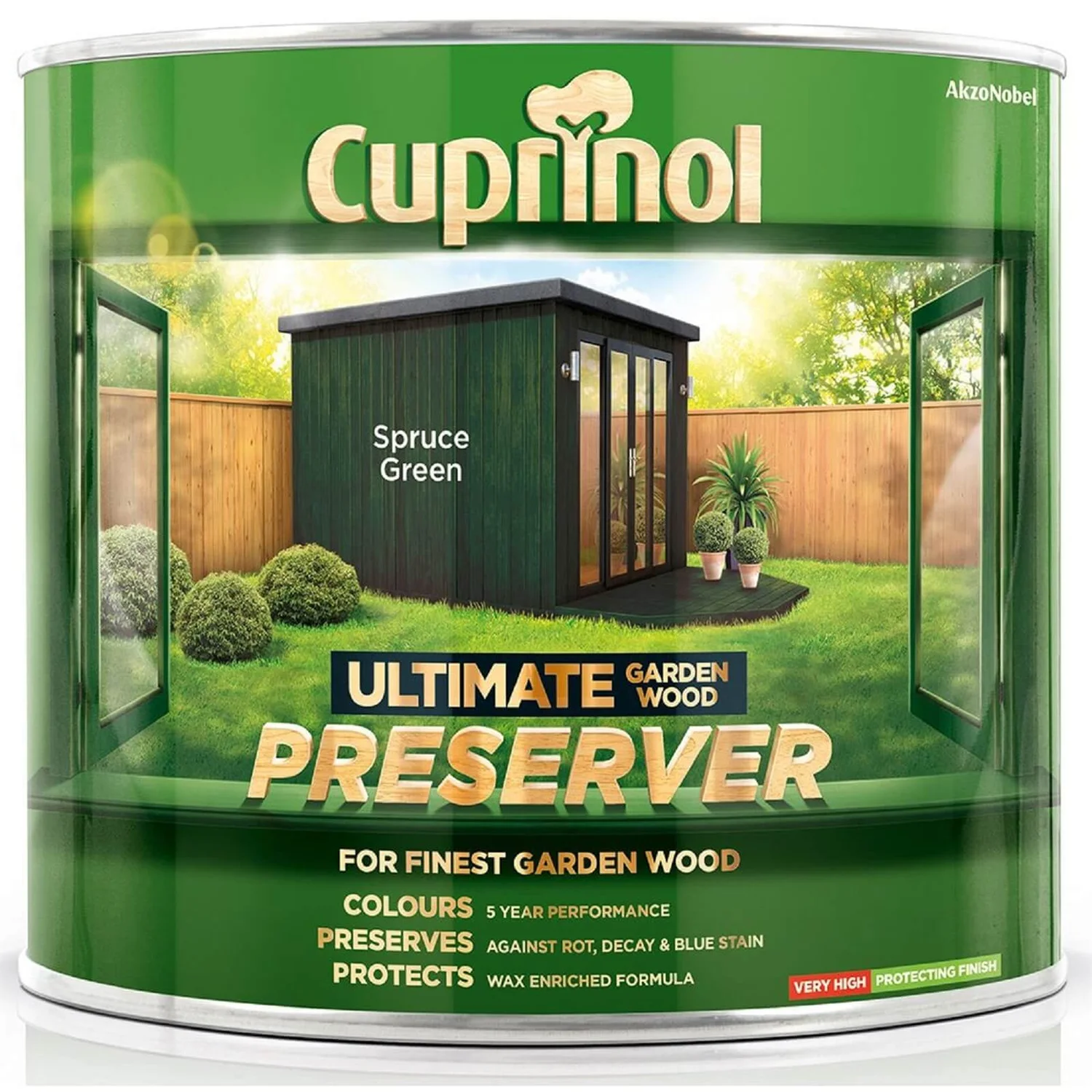 Cuprinol Ultimate Preserver - Spruce Green - 1L Cuprinol Ultimate Preserver - Spruce Green - 1L -Sandtex Shop 12809184 2834831968185874