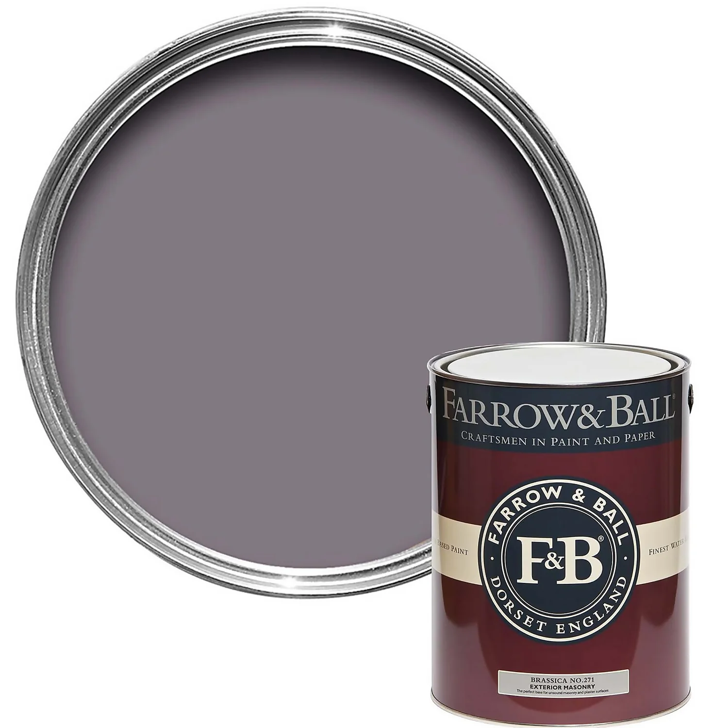 Farrow & Ball Exterior Masonry Paint Brassica - 5L Farrow & Ball Exterior Masonry Paint Brassica - 5L -Sandtex Shop 12809307 3734951872714024