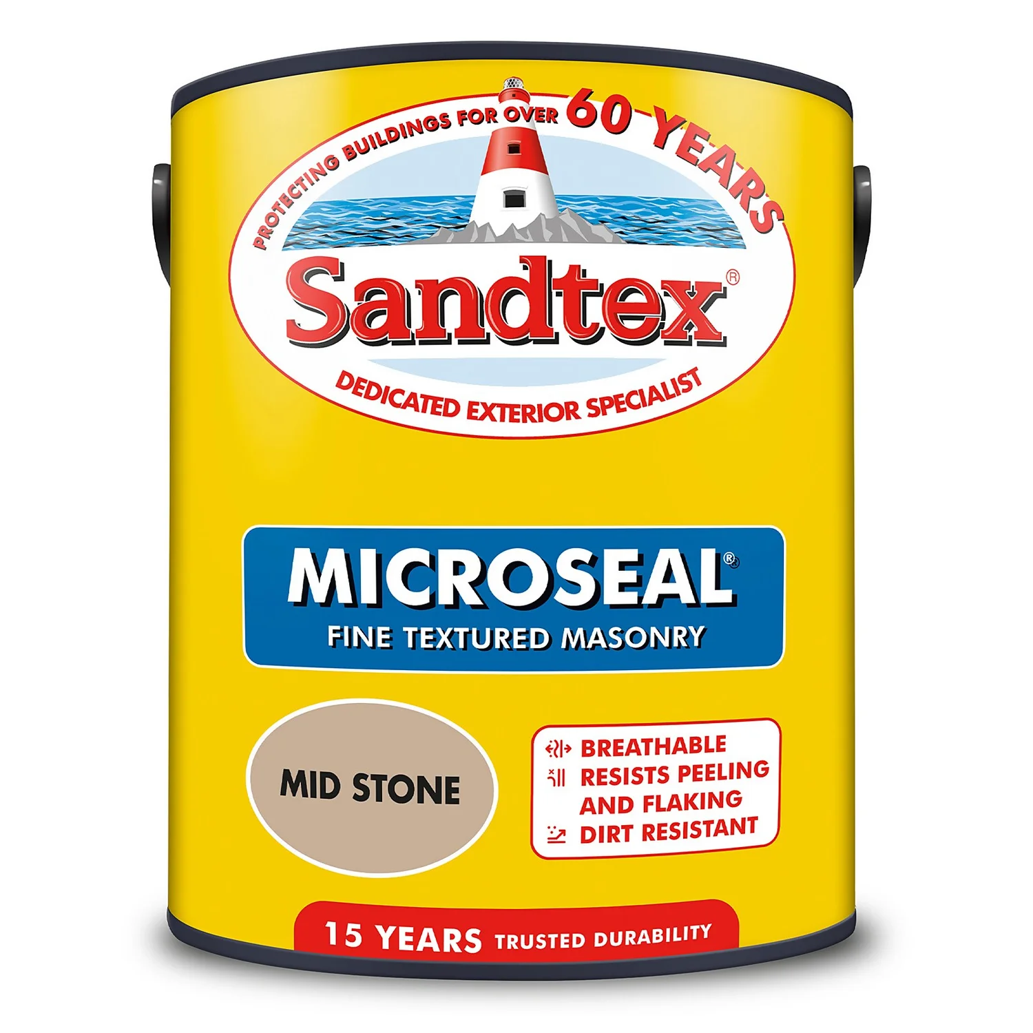 Sandtex® Textured Masonry Paint Mid Stone - 5L Sandtex® Textured Masonry Paint Mid Stone - 5L -Sandtex Shop 12809310 4794871505543900