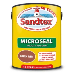 Sandtex® Ultra Smooth Masonry Paint Brick Red - 5L -Sandtex Shop 12809369 1664871497445841