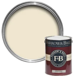 Farrow & Ball Eco Exterior Matt Masonry Paint No.2002 White Tie - 5L