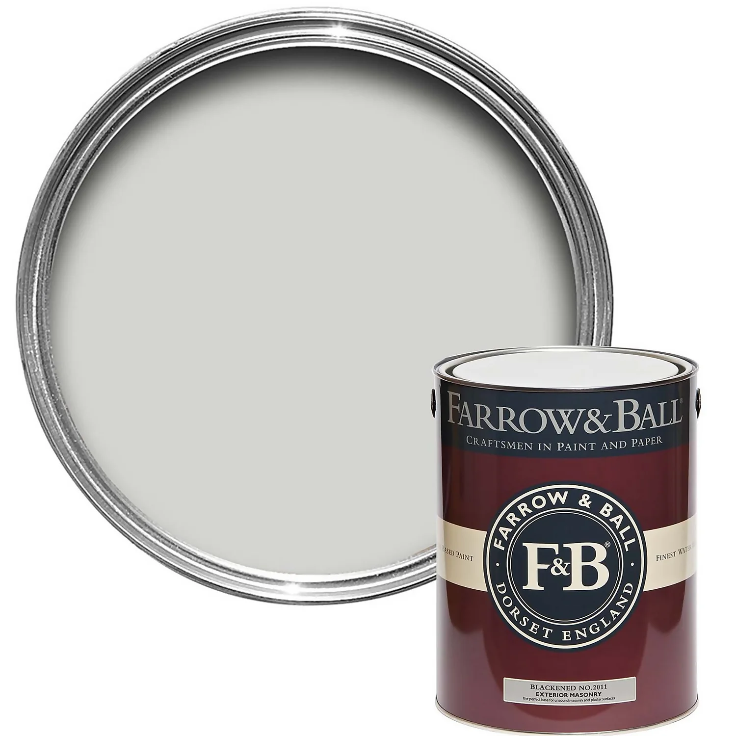 Farrow & Ball Exterior Masonry Paint Blackened - 5L Farrow & Ball Exterior Masonry Paint Blackened - 5L -Sandtex Shop 12809527 2354951873195716