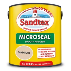 Sandtex® Ultra Smooth Masonry Paint Sandstone - 2.5L -Sandtex Shop 12809734 1794871560224291