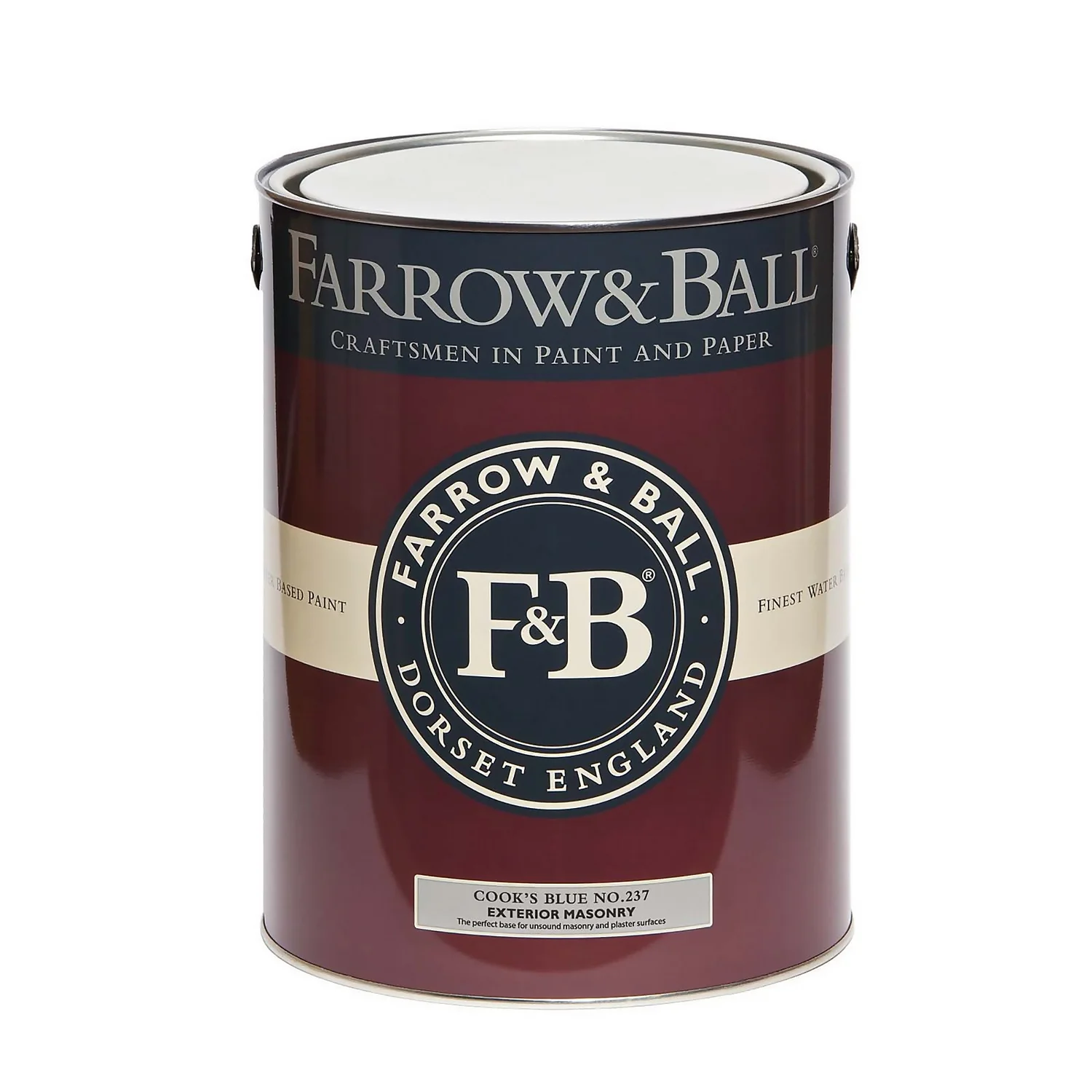 Farrow & Ball Exterior Masonry Cook's Blue - 5L Farrow & Ball Exterior Masonry Cook's Blue - 5L -Sandtex Shop 12809808 1634951872595206