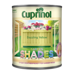Cuprinol Garden Shades Dazzling Yellow - 1L -Sandtex Shop 12810289 1464949841801993