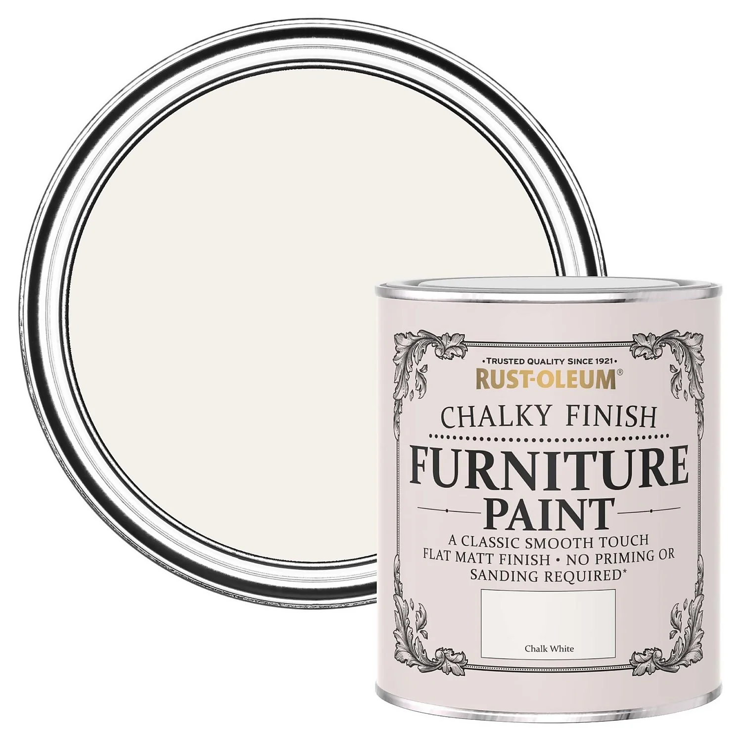 Rust-Oleum Chalky Furniture Paint - Chalk White - 750ml Rust-Oleum Chalky Furniture Paint - Chalk White - 750ml -Sandtex Shop 12811171 1114940731819533