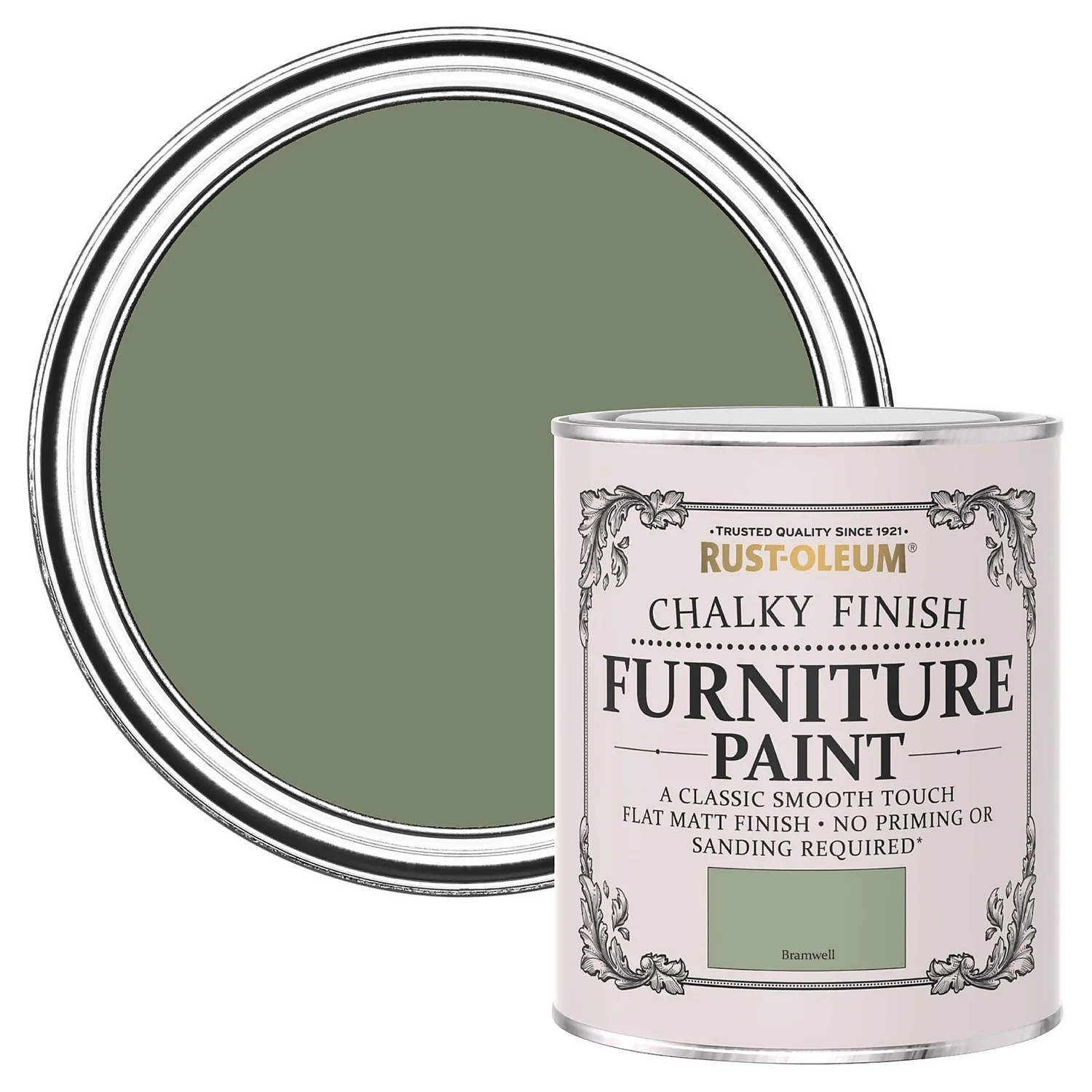 Rust-Oleum Chalky Furniture Paint - Bramwell - 750ml Rust-Oleum Chalky Furniture Paint - Bramwell - 750ml -Sandtex Shop 12811267 5954940724181470