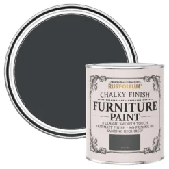 Rust-Oleum Chalky Furniture Paint - Graphite - 750ml