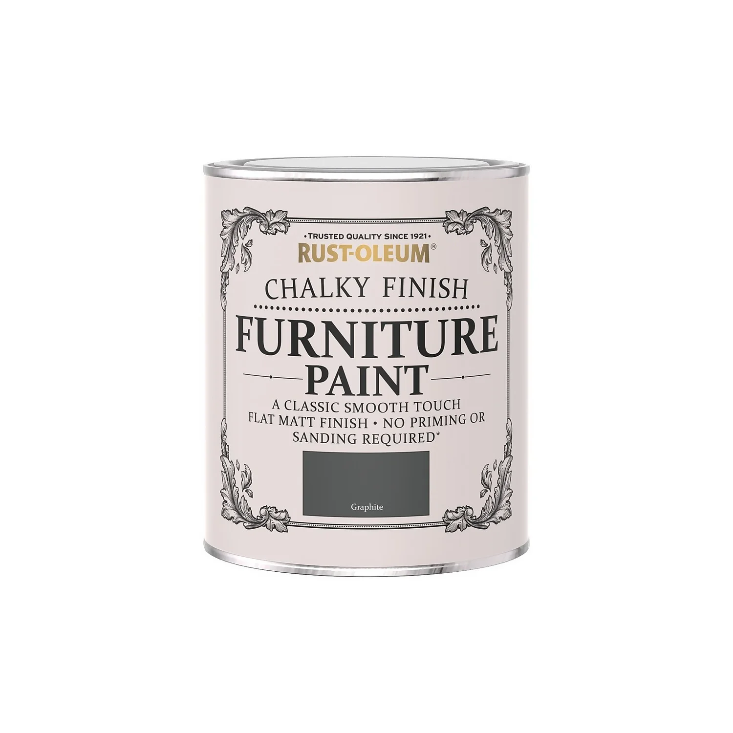 Rust-Oleum Chalky Furniture Paint - Graphite - 750ml Rust-Oleum Chalky Furniture Paint - Graphite - 750ml -Sandtex Shop 12811353 1784940724609768
