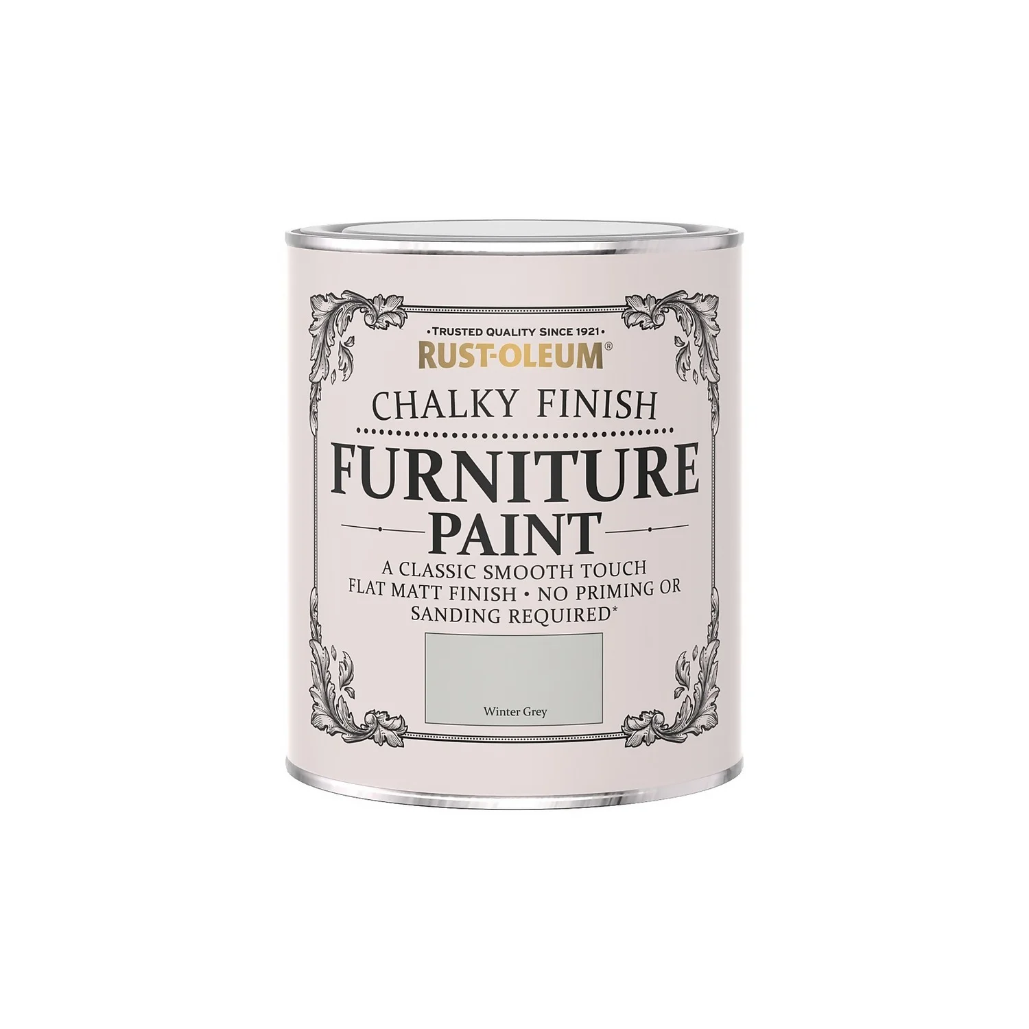 Rust-Oleum Chalky Furniture Paint - Winter Grey - 750ml Rust-Oleum Chalky Furniture Paint - Winter Grey - 750ml -Sandtex Shop 12811355 1244940724588555
