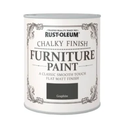 Rust-Oleum Chalky Furniture Paint - Graphite - 125ml