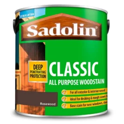Sadolin Classic All Purpose Woodstain Rosewood - 2.5L 5 Sadolin Classic All Purpose Woodstain Rosewood - 2.5L -Sandtex Shop 12811709 1194951404415857
