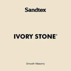 Sandtex® Ultra Smooth Masonry Paint Ivory Stone - 5L -Sandtex Shop 12811768 1194871319437100