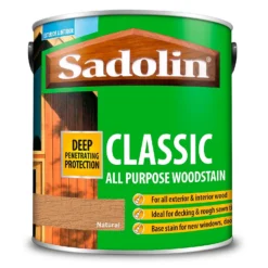Sadolin Classic All Purpose Woodstain Natural - 2.5L 5 Sadolin Classic All Purpose Woodstain Natural - 2.5L -Sandtex Shop 12813205 7734951404451878