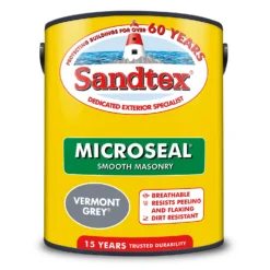 Sandtex® Ultra Smooth Masonry Paint Vermont Grey - 5L -Sandtex Shop 12813516 8494871567061141