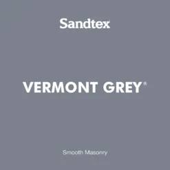 Sandtex® Ultra Smooth Masonry Paint Vermont Grey - 2.5L -Sandtex Shop 12813518 1904871566709232