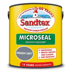 Sandtex® Ultra Smooth Masonry Paint Vermont Grey - 2.5L -Sandtex Shop 12813518 4274871566680804