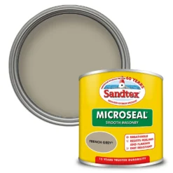 Sandtex Ultra Smooth Masonry Paint - French Grey - 150ml