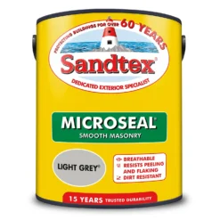 Sandtex® Ultra Smooth Masonry Paint Light Grey - 5L -Sandtex Shop 12813520 1214871567411265