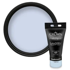 Crown Breatheasy Bathroom Mid Sheen Paint Platinum - Tester 40ml
