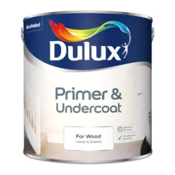 Dulux Wood Primer And Undercoat Pure Brilliant White 2.5L -Sandtex Shop 12817286 2024832988575250