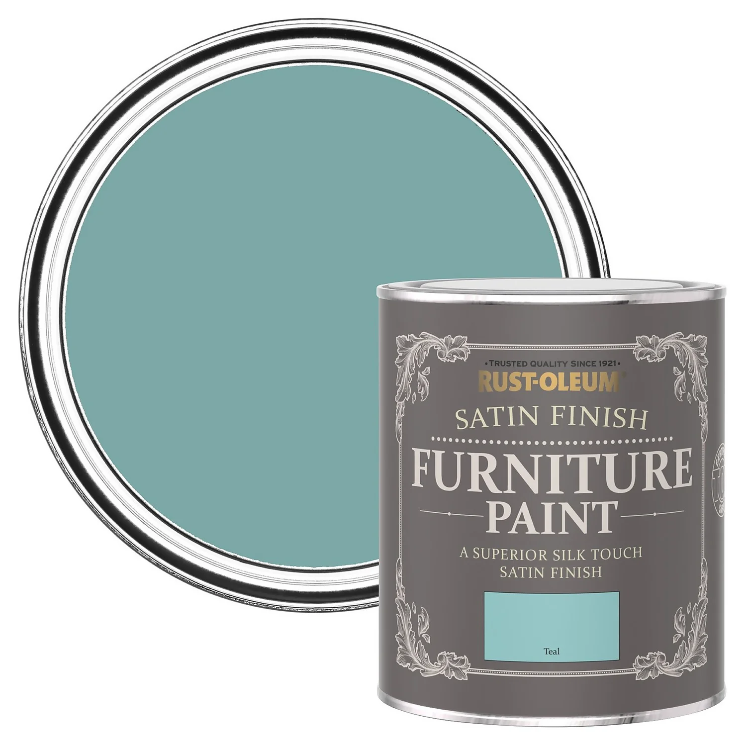 Rust-Oleum Satin Furniture Paint - Teal - 750ml Rust-Oleum Satin Furniture Paint - Teal - 750ml -Sandtex Shop 12819642 4264940725247952