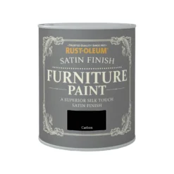Rust-Oleum Satin Furniture Paint - Carbon - 750ml