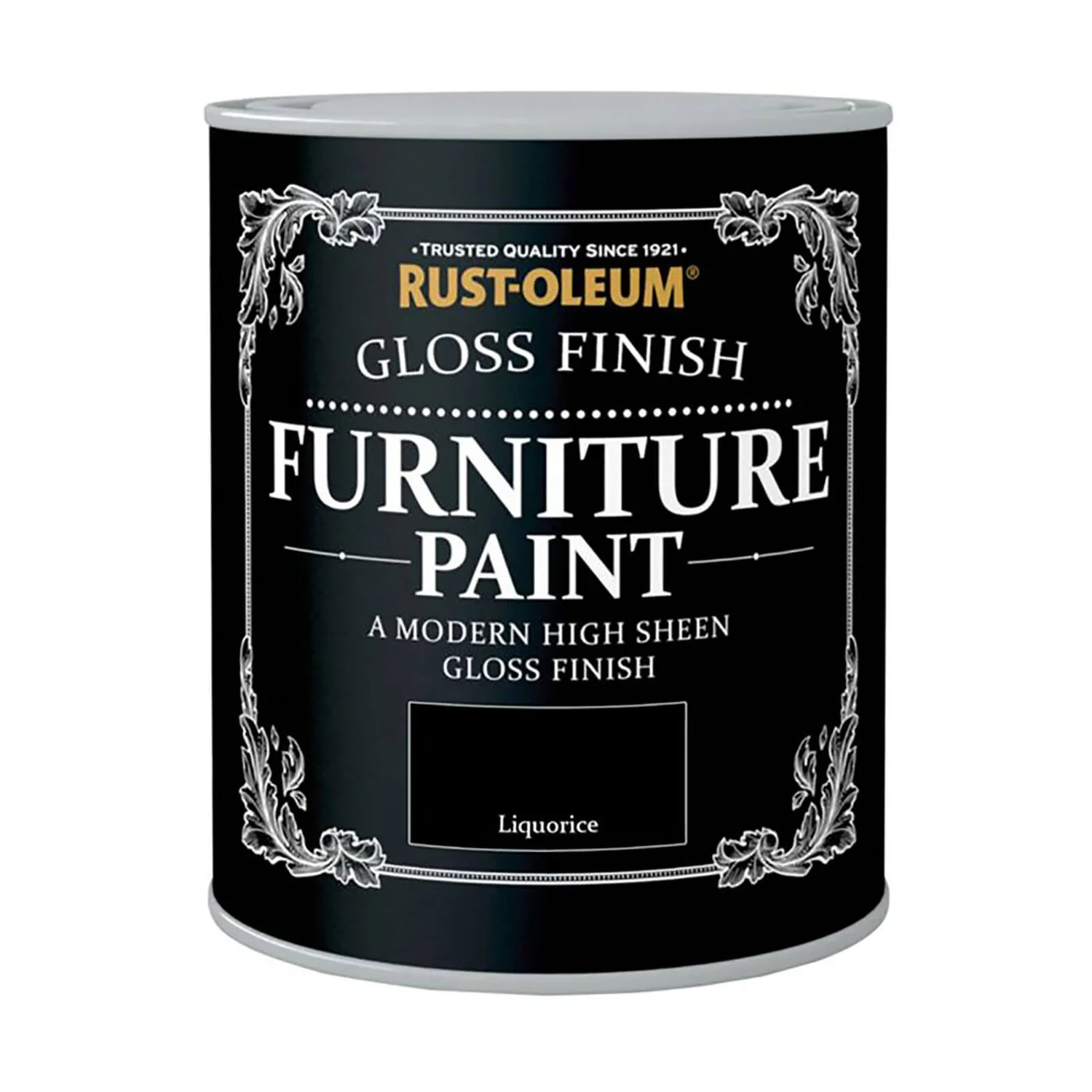 Rust-Oleum Gloss Furniture Paint - Liquorice - 125ml Rust-Oleum Gloss Furniture Paint - Liquorice - 125ml -Sandtex Shop 12819649 1784831432072365